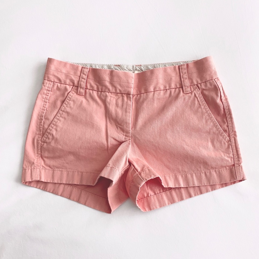 NWOT Sz 00 J Crew 3" Chino Shorts